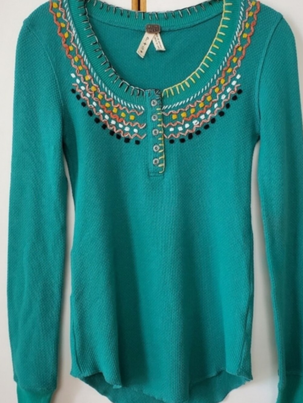 Anthropologie Bundle Tops 6 Long Sleeve S Pattern Silk Embroidered - Picture 8 of 14
